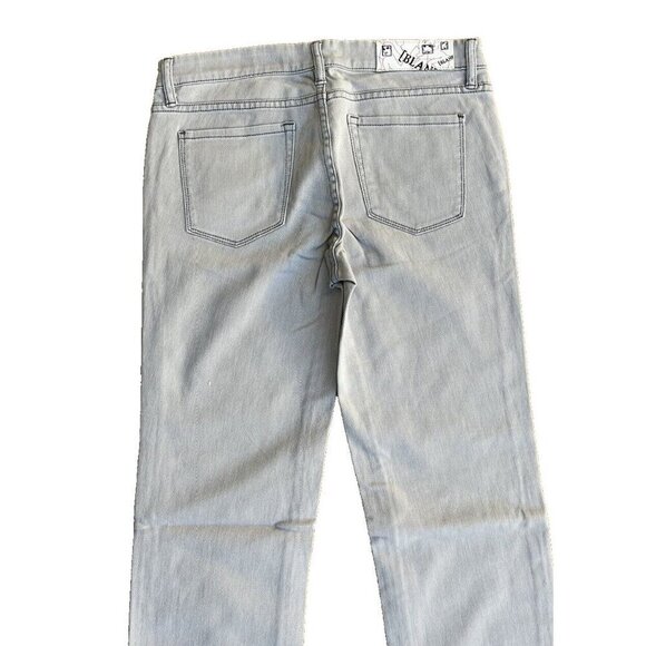 Blank Women's Silver Cotton Regular Straight Leg Jeans Size 29 - Picture 9 of 16